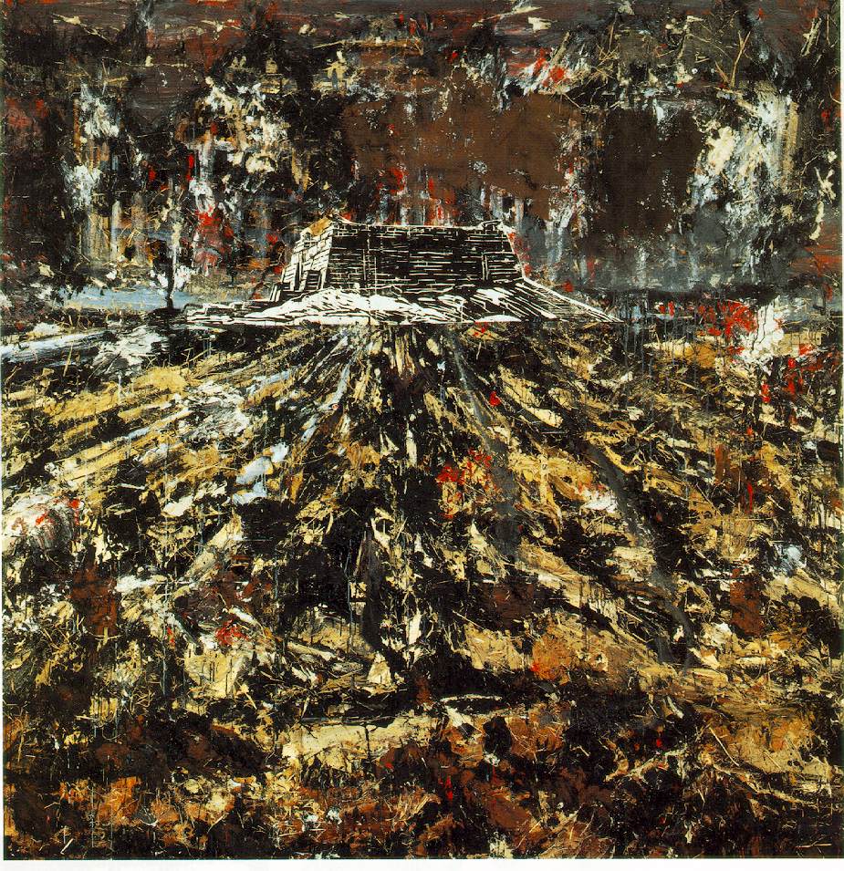 Anselm Kiefer, To the Unknown Painter. 1983. Mixed Media. 63.7 × 72.4 cm